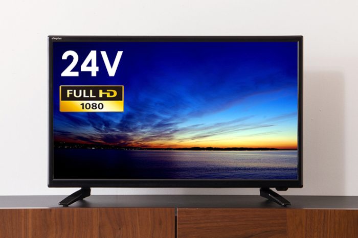 24V型 フルハイビジョン液晶テレビ 1波 SP-24TV01GR | simplus シン 